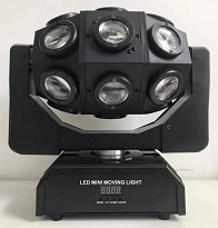 18X12W RGBW 4in1 Beam LED Stepless Rotating moving head beam Light