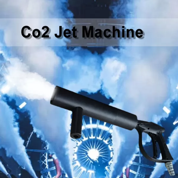 Co2 Jet Machine Mini Pistol Co2 Dj Gun Handhold Co2 Gun FX Stage Effect Machine for Dj Club Free 3M Hose