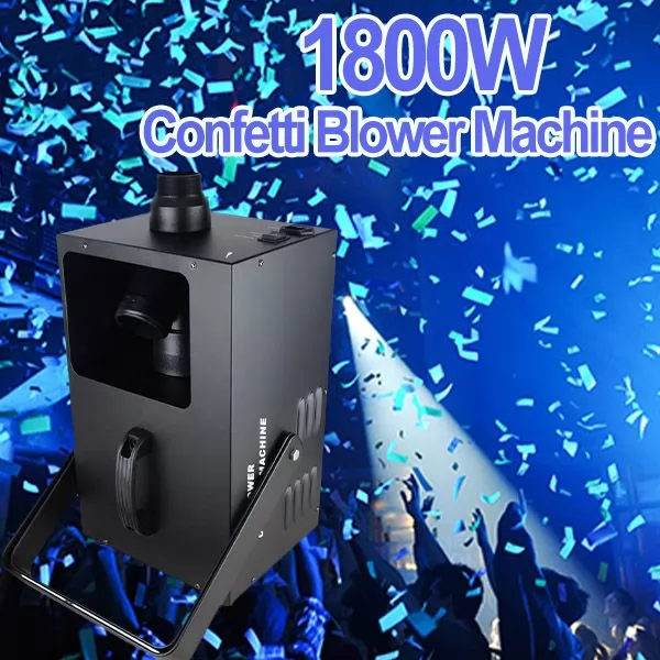 1800W Confetti Blower Machine stage effect blower confetti maker DMX512/Manual Control whirlwind paper confetti launcher