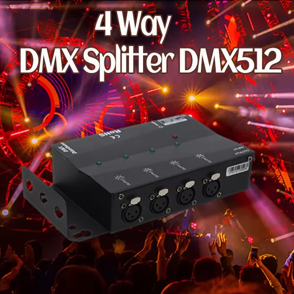 4 way dmx splitter dmx512