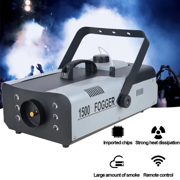 1500W LED Fog Machine Smoke Machine Wireless Controller Stage Effect Products Lighting DJ Equipment