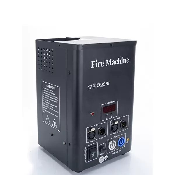 DMX Spray Fire Machine Stage Effect Equipment LPG Flachine ame Projector