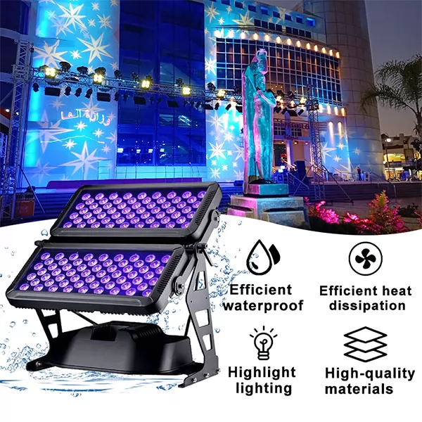 120LEDs RGBW 4in1City Color LED Lighting Engineering