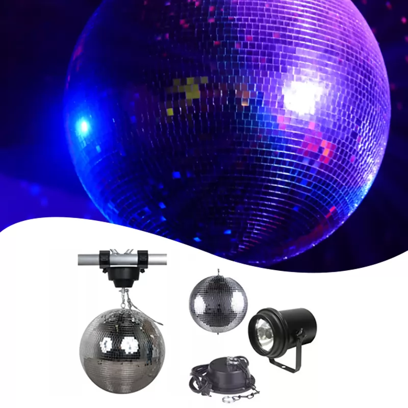 Professional Disco Mirror Ball Night Club Wedding Rotating Mirror Disco Ball