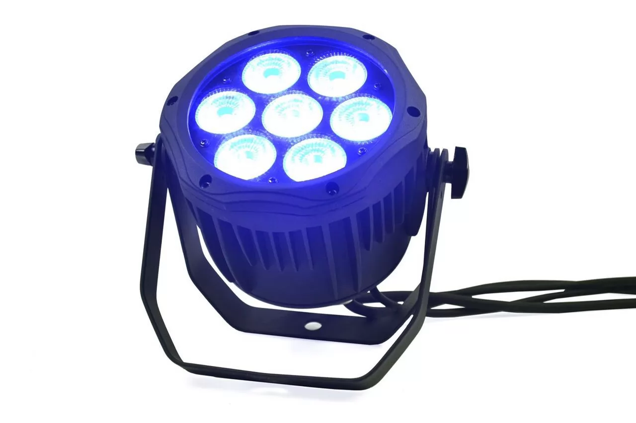 7*12w RGBW Karaoke Lighting IP65 Waterproof Led Outdoor Mini Par Cans