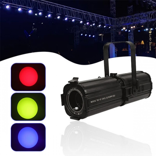 High-quality 200W COB Zoom Theater Stage Light White Ellipsoidal LED Profile Spot
